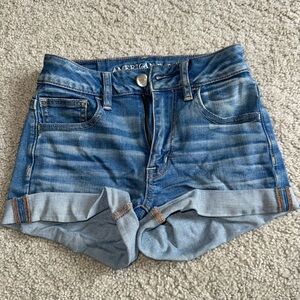 American Eagle Outfitters Blue Denim Shorts